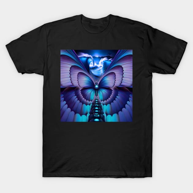 Tsunami Butterfly T-Shirt by Nuletto